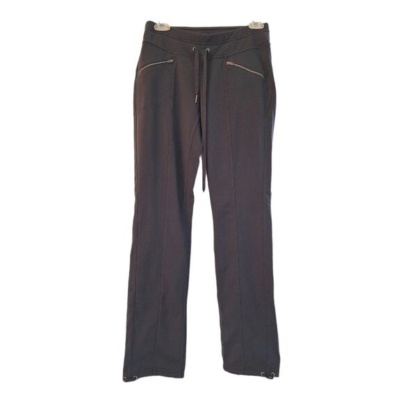 Athleta Metro Slouch Jogger Pant 138449 Zip Pockets Dark Gray Size XS inseam 31 - Picture 1 of 11